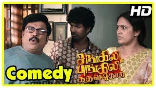 Sangili Bungili Kadhava Thorae Comedy Scenes | Part 2 | Jiiva | Soori | Sridivya | Thambi Ramaiah