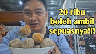 MUKBANG BAKSO 20 RIBU BOLEH AMBIL SEPUASNYA!!! BAKSO VIRAL CIRACAS