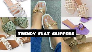 Types Of Slippers For Girls | Girls Slippers | Flat Slippers Designs 2022