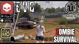 Project EVO (Beta) - Gameplay Max Graphics 1080P 60Fps | Zombie Survival - Android Redmagic 7 + DL