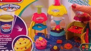 2015 Play-Doh Frosting Fun Bakery Playset Mold & Bake Cupcakes unboxing