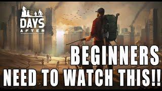 Days After: Zombie Survival | BEGINNERS | TIPS & TRICKS | EASY FARMING