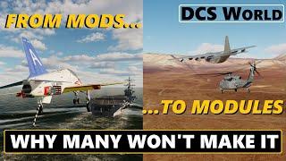 DCS World - FROM UNOFFICAL MOD TO A PAID MODULE - Why Many Won't Make it...