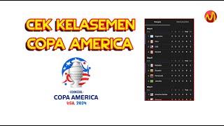 Cara Cek Kelasemen COPA America