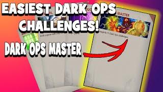 EASIEST Dark Ops Challenges to Complete - FAST DARK OPS MASTER