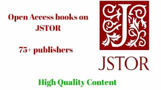 How To Search and Download Free JSTOR Ebooks and E Journals ? #QandAJunction #Jstorfree #openaccess