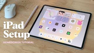 How to customize your iPad  | Aesthetic widgets, app icons, wallpaper 