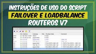 Como Implementar Script de Failover e LoadBalance da Redes Brasil | RouterOS V7