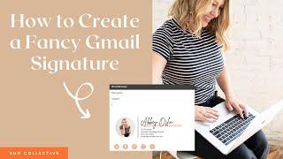 How to create a professionally designed, custom Gmail signature using Canva