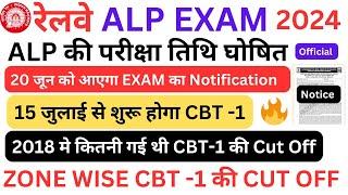 RRB ALP EXAM DATE 2024 | RAILWAY ALP EXAM DATE | RRB ALP CUT OFF 2018 | ALP CUT OFF | RPF BEST BOOK