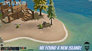 Len's Island Let's Play Episode 2 - Base Started and a New Island!