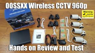 Wireless CCTV 960P / 1TB NVR / Push Notifications by OOSSXX [Unboxing and Complete Setup]