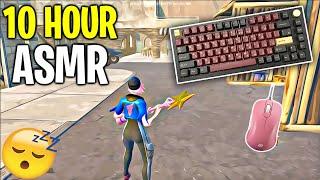 [10 HOUR] ASMR CLICKY Mechanical Keyboard Sounds Fortnite Gameplay Chill To Sleep
