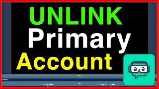 Streamlabs OBS How to UNLINK Log Out Primary Account Easy!