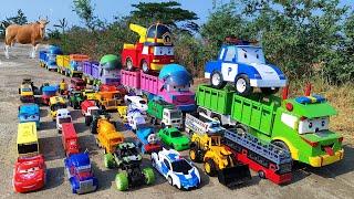 Mobil Truk Tronton Panjang Penuh Mobil Mobilan Rc Mobil Balap, Truk Oleng, Mobil Polisi, Bulldozer.