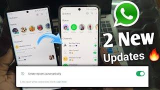 2 Whatsapp New Update | Whatsapp Request account info For account and Channel | Whatsapp Updates 