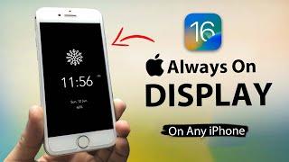 How to Enable Always on Display on Any iPhone -  iOS 16 Tricks