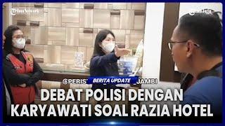 Polisi Debat dengan Karyawati saat Hendak Razia Hotel, Berujung Propam Turun Tangan