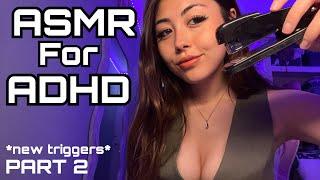 ASMR for ADHD but even more tingly!! 🫠 fast and aggressive (NEW TRIGGERS)