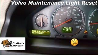 How To Reset The Maintenance Light On Your Volvo Car (XC90)