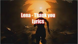 Lena - Thank you || LYRICS