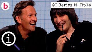 QI Series N Episode 14 FULL EPISODE | With Noel Fielding, Colin Lane & Sarah Millican