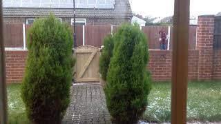 Snow in UK Askern Liam Webster