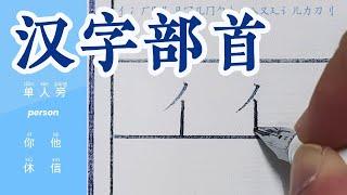 150+ Radicals of Chinese Characters: Name, Writing, Meaning and Examples  | 常用汉字部首书写、意义和例字