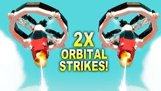 2 Orbital Strike Cannons VS 1 Car!