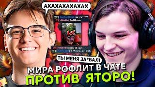 МИРА РОФЛИТ В ЧАТЕ ПРОТИВ ТИМ СПИРИТ ЯТОРО! | MIRA vs TEAM SPIRIT YATORO!