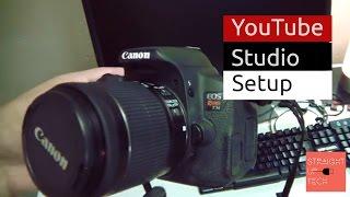 YouTube Studio Setup - Home Video Studio Setup and Tour