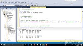 Creating Computed Columns with User Defined Functions - SQL Server