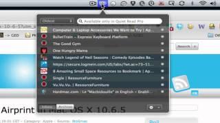 Quiet Read, an Elegant OS X Menubar App for Storing Links