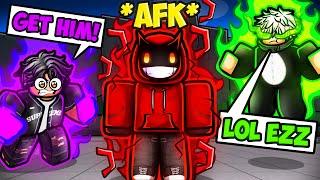 I PRETENDED to Be AFK With ADMIN KJ ULTIMATES... (Roblox The Strongest Battlegrounds)