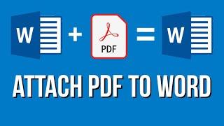 Merge files: How to add multiple pdf to word document| add pdf to word document| combine pdf to word