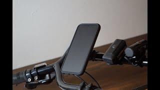 Quadlock Review. iPhone 11 case, poncho and the Handlebar / Stem Mount.