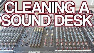 Tutorial: How to Clean An Audio Mixer