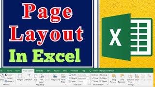 Learn Complete Page Layout Tab in Microsoft Excel | Full Guide for Beginners & Experts | Excel 2024