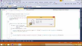 C# Tutorial : Create Login Form with SQL Server | FoxLearn