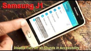 Disable Turn off all Sounds in Accessibility settings   How to Fix no sound in Samsung All