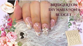 HOW TO DO YOUR OWN TRENDY DIY NAILS ON A BUDGET! BRIDGERTON INSPIRED 