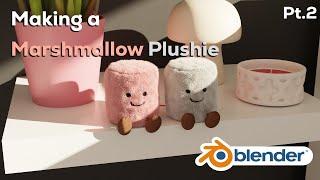 Making a Marshmallow Plushie in Blender - Part 2