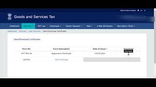 How to download gst registration certificate