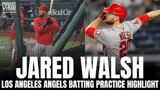 Jared Walsh CRUSHES Absolute Bombs in Los Angeles Angels Batting Practice | LA Angels Highlight