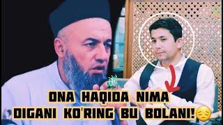 Solihon domla | Muhammad Eshonqulov ona haqida! Ota-ona telefon qiganda qizil bosib qo'yadiganla‍️