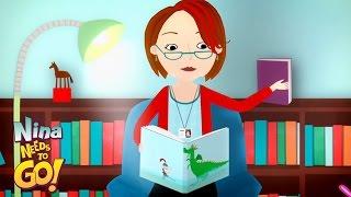 Library | Nina Needs to Go! | Disney Junior