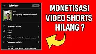 Kenapa Tidak Bisa Aktifkan Monetisasi Video Shorts