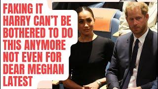 HARRY ALL BUT GIVEN UP DOING THIS NOW FOR HIS WIFE - WHY? #meghan #princeharrry #royal