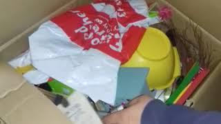 Bric-a-brac collection and packing. Origin - England. Video 1