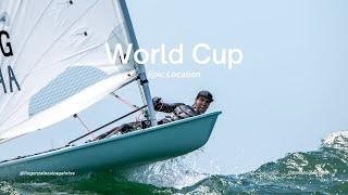 Sailing in the 2024 World Cup Location. EPIC